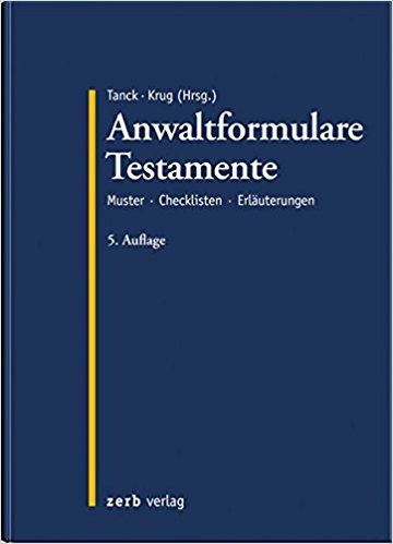 Anwaltsformulare Testamente